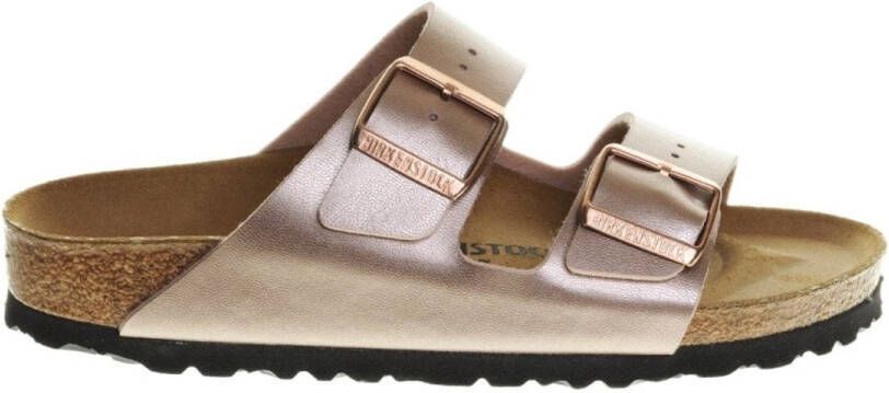 BIRKENSTOCK Slippers Dames Arizona Dames Maat: 35 Materiaal: Leer Kleur: Brons - Foto 3