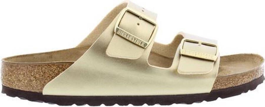 BIRKENSTOCK Slippers Arizona Maat: 42 Materiaal: Leatherlook Kleur: Goud - Foto 7