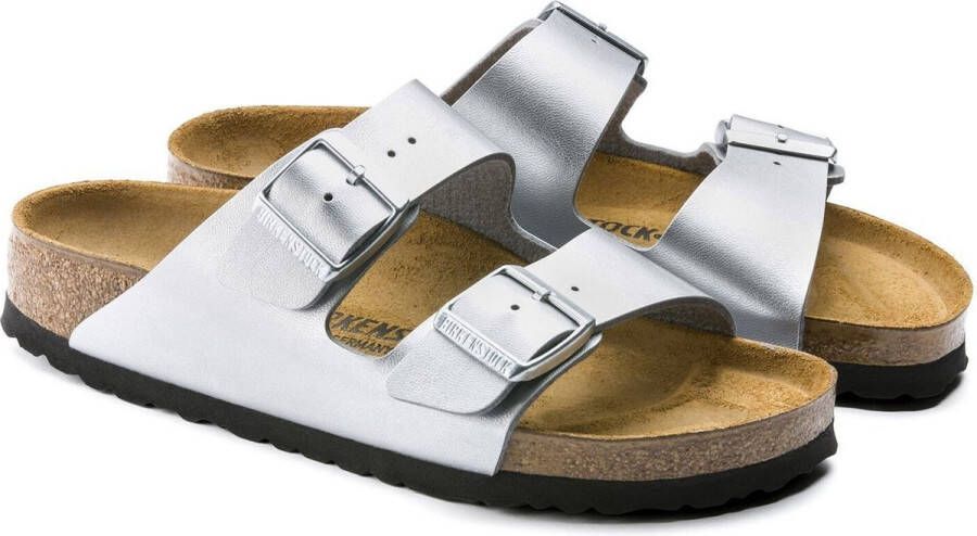 Birkenstock Slippers Arizona van glanzende birko-flor schoenwijdte: smal - Foto 2