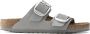 Birkenstock Arizona Dames Slippers Dove Gray Narrow fit | Grijs | Nubuck - Thumbnail 5