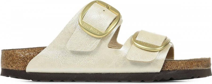 Birkenstock Arizona Dames Slippers Graceful Pearl White Narrow fit | Wit | Imitatieleer - Foto 7