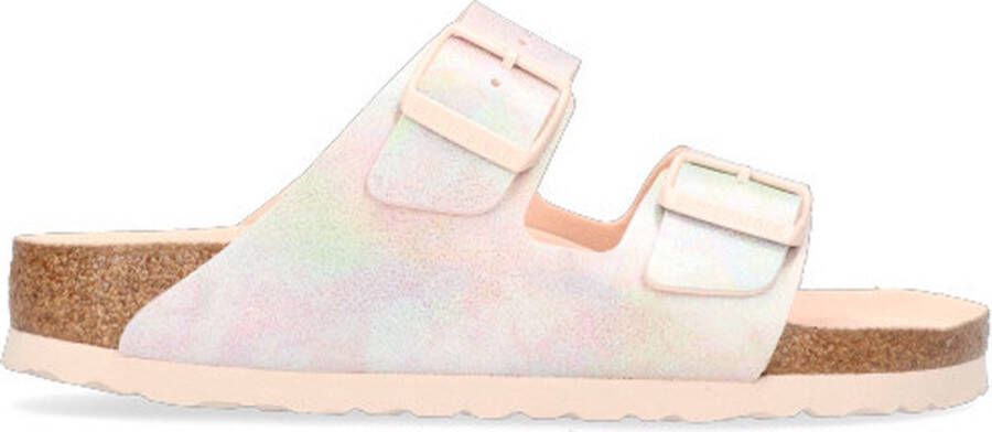 Birkenstock Arizona Dames Slippers Iridescent Light Rose Narrow-fit