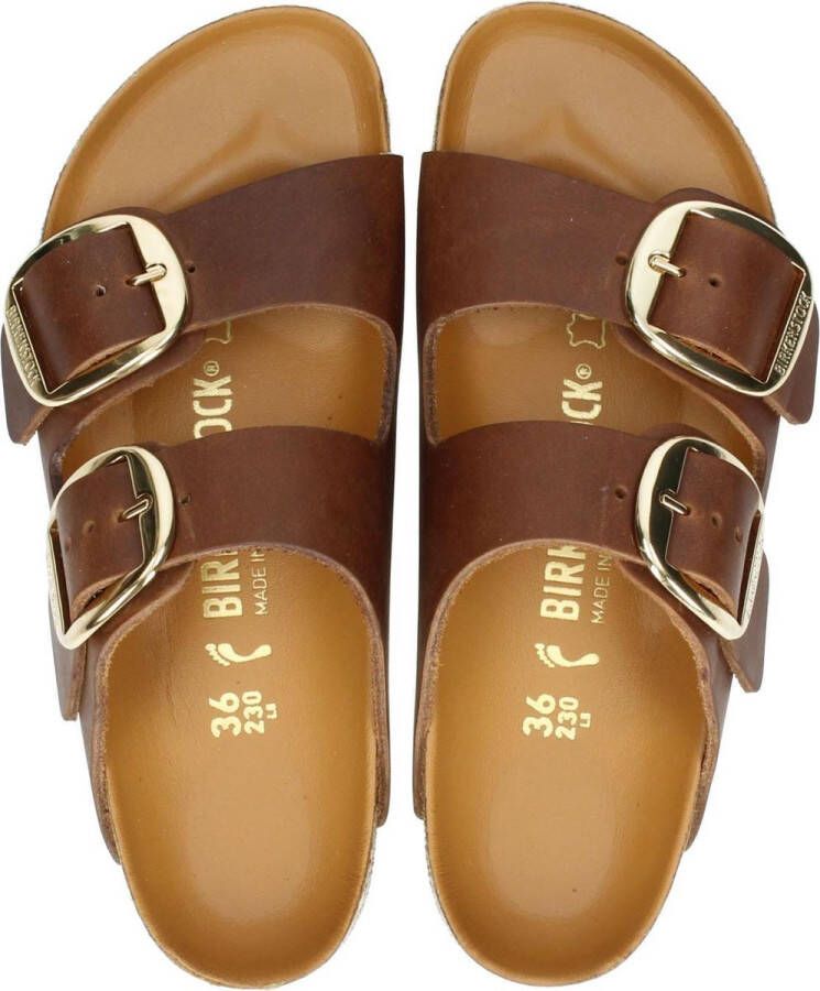 Birkenstock Arizona Dames Slippers Small fit Cognac