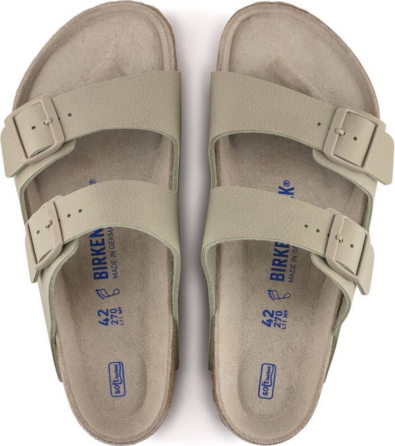 Birkenstock Arizona- Desert Soil Faded Khaki SFB Narrow