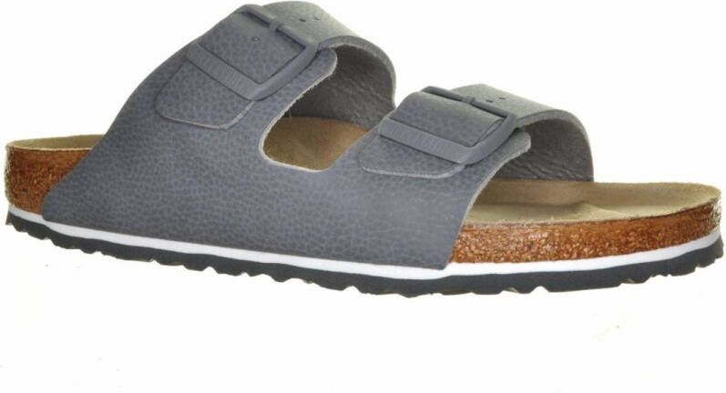 Birkenstock 1015513 schuifregelaars Grijs Heren