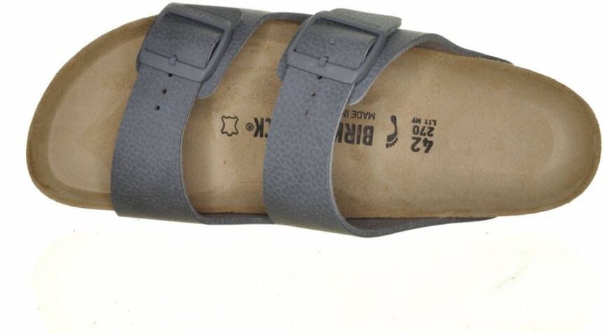 Birkenstock 1015513 schuifregelaars Grijs Heren