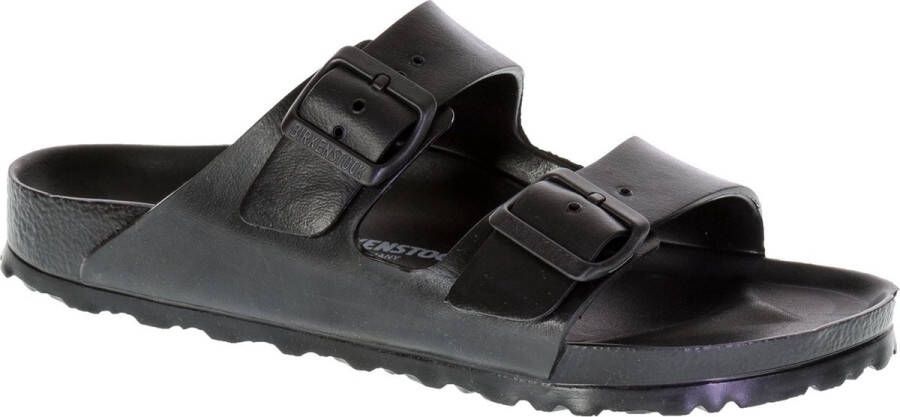 Birkenstock Arizona Slippers en Sandalen Zwart Plastic