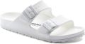 Birkenstock Witte Rubberen Slipper Dubbele Gespsluiting White - Wit