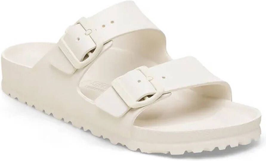 Birkenstock Arizona Eva Eggshell Sandalen & Slides Dames beige maat: 36 beschikbare maaten:36 37 38 39 40 41