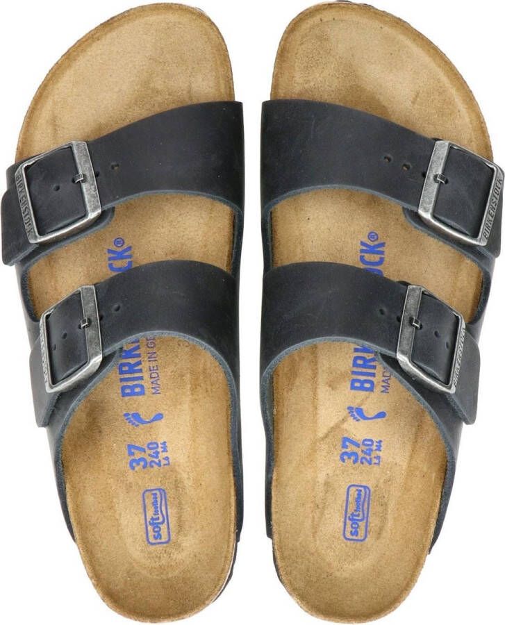 Birkenstock Sandalen Arizona Soft Footbed Birko-Flor Black Dames - Foto 3