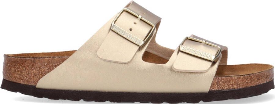 BIRKENSTOCK Slippers Arizona Maat: 42 Materiaal: Leatherlook Kleur: Goud - Foto 9