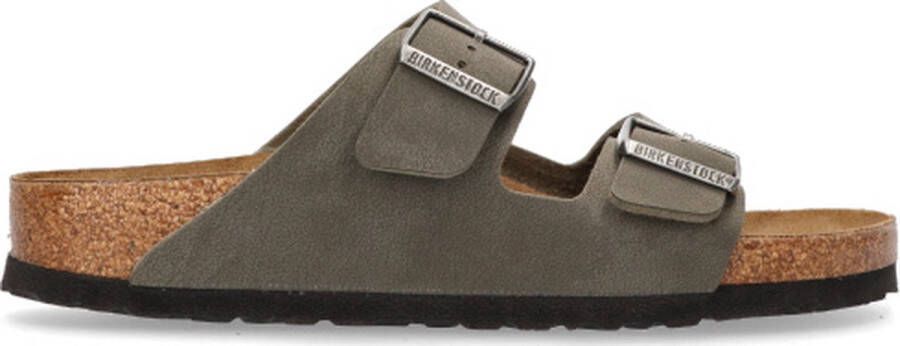 Birkenstock Arizona Slippers Emerald Green Narrow fit | Groen | Imitatieleer - Foto 2