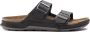 Birkenstock Arizona Heren Slippers Desert Soil Black Regular fit | Zwart | Imitatieleer - Thumbnail 1