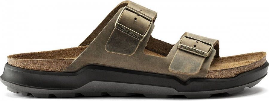 Birkenstock Arizona Heren Slippers Faded Khaki Regular fit | Groen | Nubuck - Foto 2