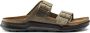 Birkenstock Arizona Heren Slippers Faded Khaki Regular fit | Groen | Nubuck - Thumbnail 1