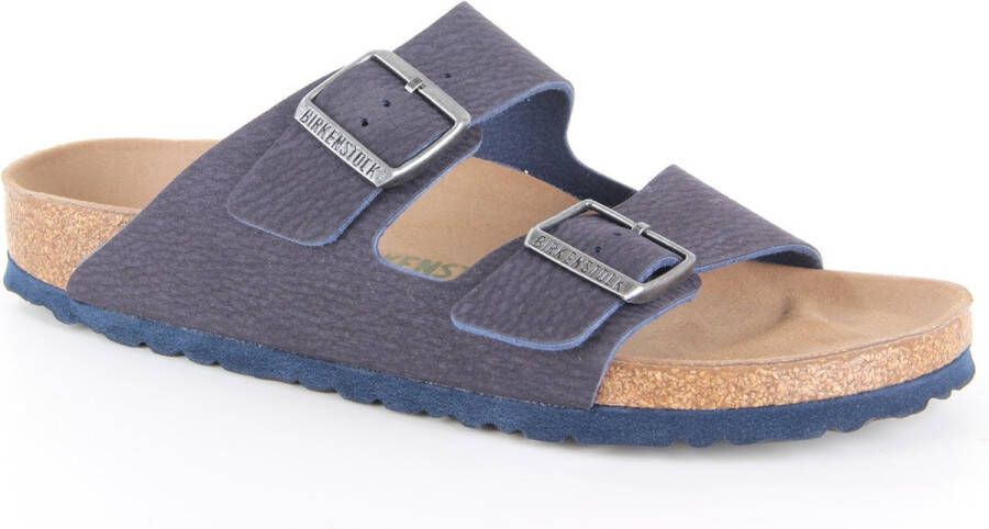 Birkenstock Arizona Slippers Indigo Blue Narrow fit | Blauw | Microvezel