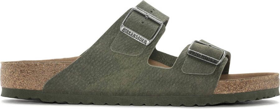 Birkenstock Groene Heren Sliders Stijlvol en Comfortabel Green Heren