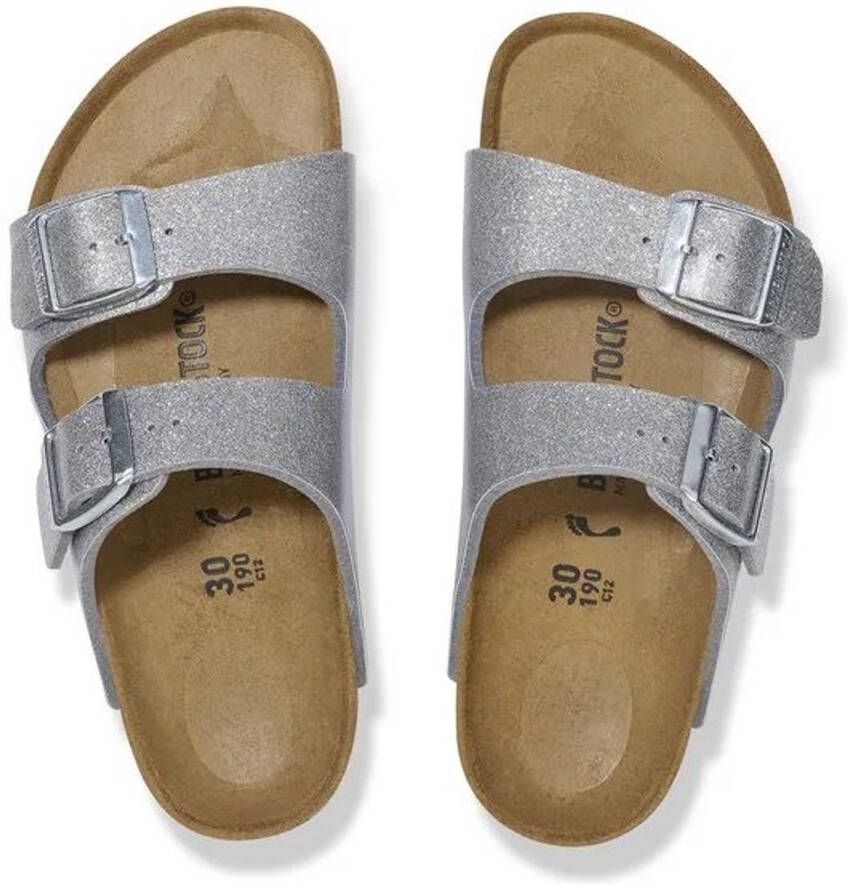 Birkenstock Arizona Kids Birko-Flor Sparkling Light Silver