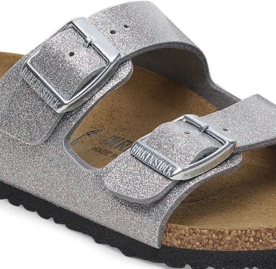 Birkenstock Arizona Kids Birko-Flor Sparkling Light Silver