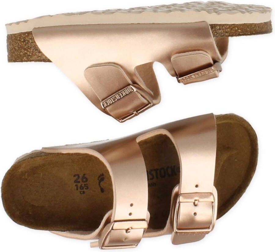 Birkenstock Arizona kids Electric metallic copper ROSEGOLD