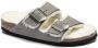 Birkenstock Arizona Shearling Slippers Stone Coin Narrow fit | Grijs | Suède - Thumbnail 2