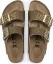 Birkenstock Arizona Leopard narrow BF SMU Dames Slippers Gold - Thumbnail 2