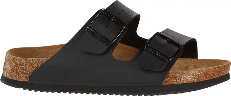 Birkenstock Werkschoenen Arizona SL slippers met olie- en vetbestendige grip-loopzool