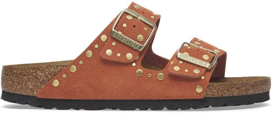 Birkenstock Arizona Rivet Suède Dark Rust