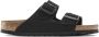 Birkenstock Arizona SFB Nubuck Narrow Dames Slippers Black - Thumbnail 1