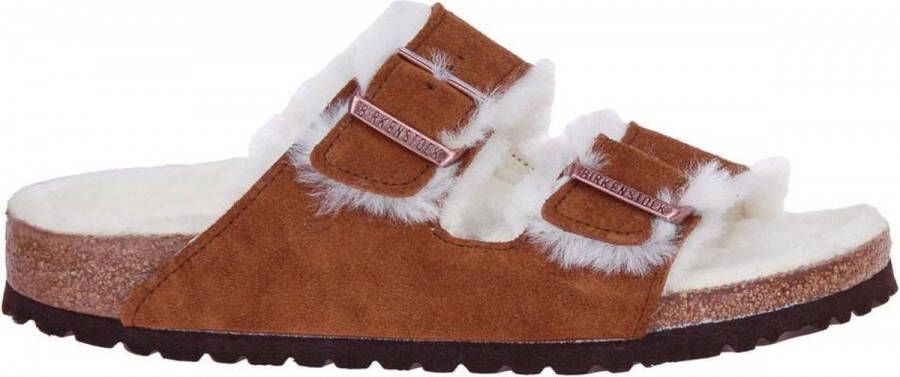 Birkenstock Arizona Shearling Mink Slipper