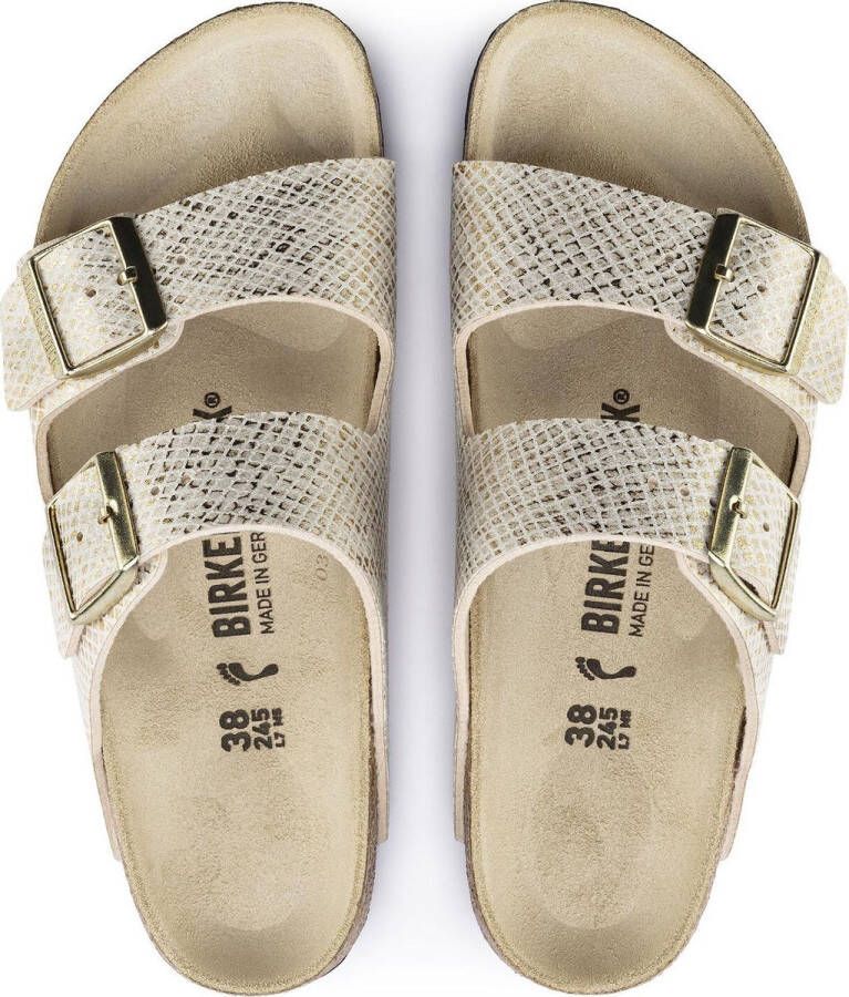 Birkenstock NU 21% KORTING Slippers Arizona shiny python in glanzende reptiel look - Foto 2