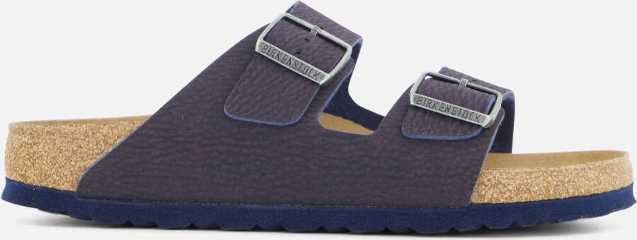 Birkenstock Arizona Heren Slippers Indigo Blue Narrow fit | Blauw | Microvezel