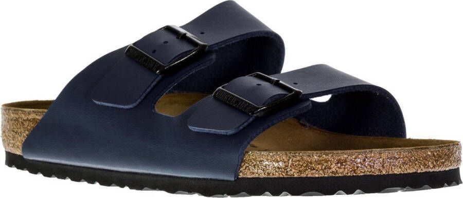 BIRKENSTOCK Muiltjes 'Komfort Stiefel Damen 51753 Kunststoff (Synthetik) in blau' donkerblauw