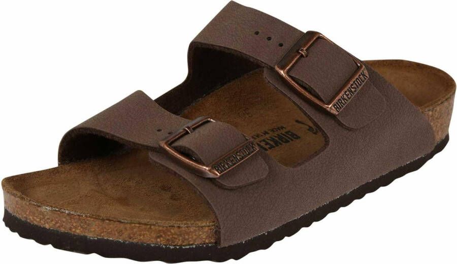 Birkenstock Kindersandalen Arizona Birko Flor Birkibuc Etroit Bruin Heren