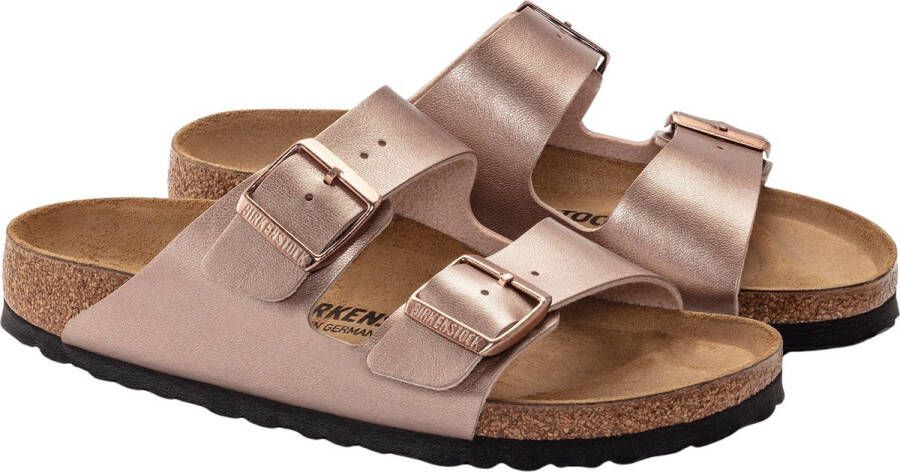 BIRKENSTOCK Slippers Dames Arizona Dames Maat: 35 Materiaal: Leer Kleur: Brons - Foto 4