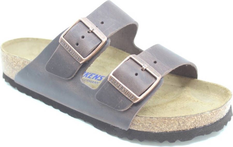 Birkenstock Arizona Slippers Habana Regular-fit Bruin Nubuck - Foto 4