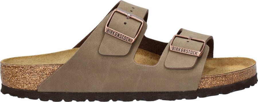 Birkenstock Slippers van echt leer met brede riempjes model 'ARIZONA' - Foto 17