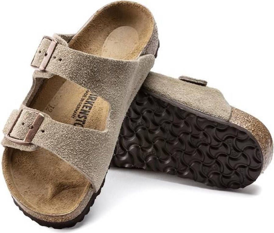 Birkenstock Arizona Slippers Kids Taupe