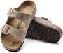 Birkenstock Kid's Arizona Suede Leather Sandalen Narrow beige bruin - Thumbnail 2