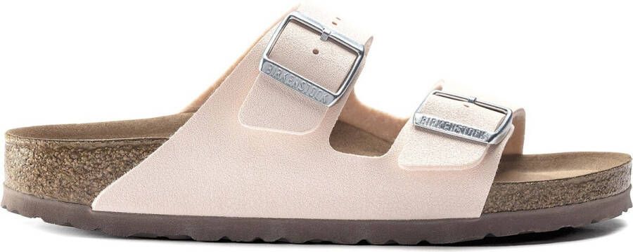 Birkenstock Slippers Arizona earthy vegan in veganistische verwerking schoenwijdte: smal