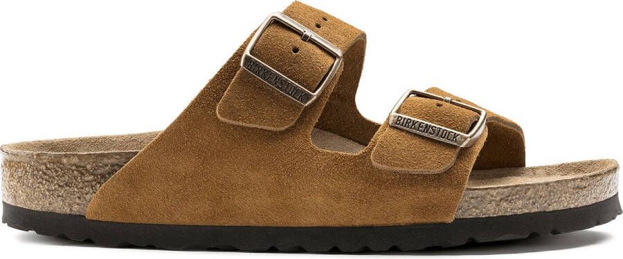 Birkenstock Arizona bruin suède zacht voetbed regular sandalen uni (1009526) - Foto 2