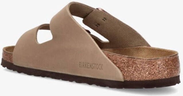 Birkenstock Arizona Slippers Oiled Leather Tobacco Brown Normale Pasvorm Mannen