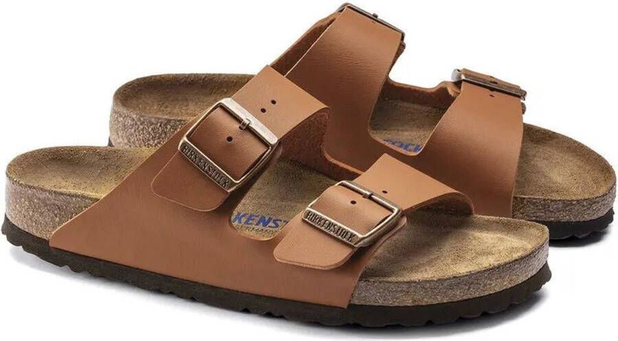 Birkenstock Sandals Arizona Soft Footbed Birko-Flor Bruin