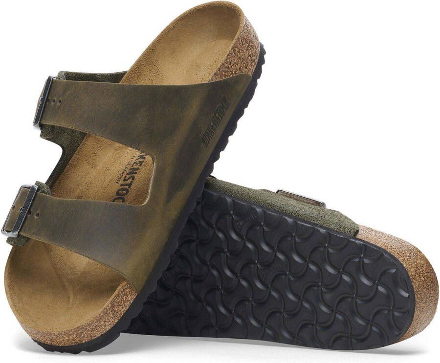 Birkenstock Stijlvolle Flip Flops voor de Zomer Green Heren