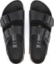 Birkenstock Arizona Slippers Triple Black Narrow fit | Zwart | Imitatieleer - Thumbnail 4