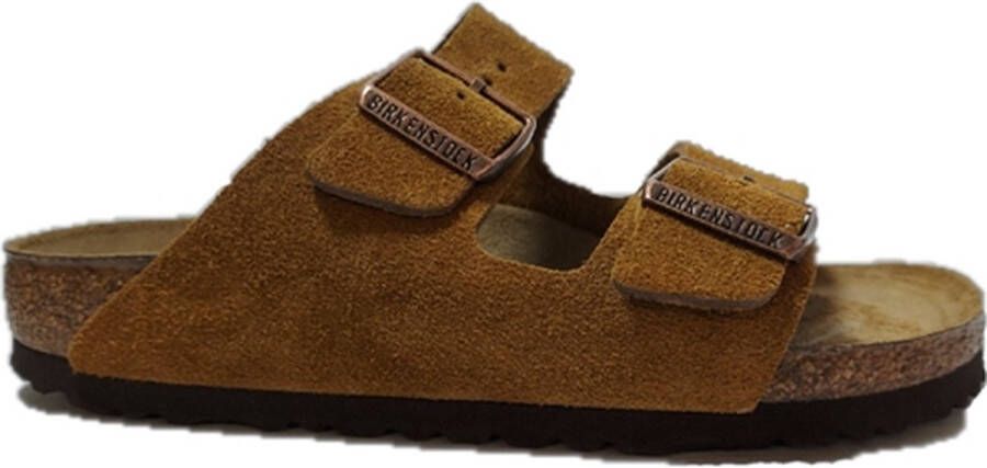 Birkenstock Arizona SFB VL Mink Narrow Slippers Mink