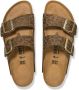 Birkenstock Sandalen Arizona Synthetic Leo Narrow Khaki - Thumbnail 2
