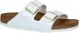 Birkenstock Arizona Grote Gesp Patent Witte Slippers Birko Flor Patent Streetwear - Thumbnail 31