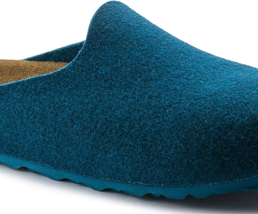 Birkenstock Amsterdam Pantoffels Petrol Regular fit | Aqua | Wolvilt - Foto 5