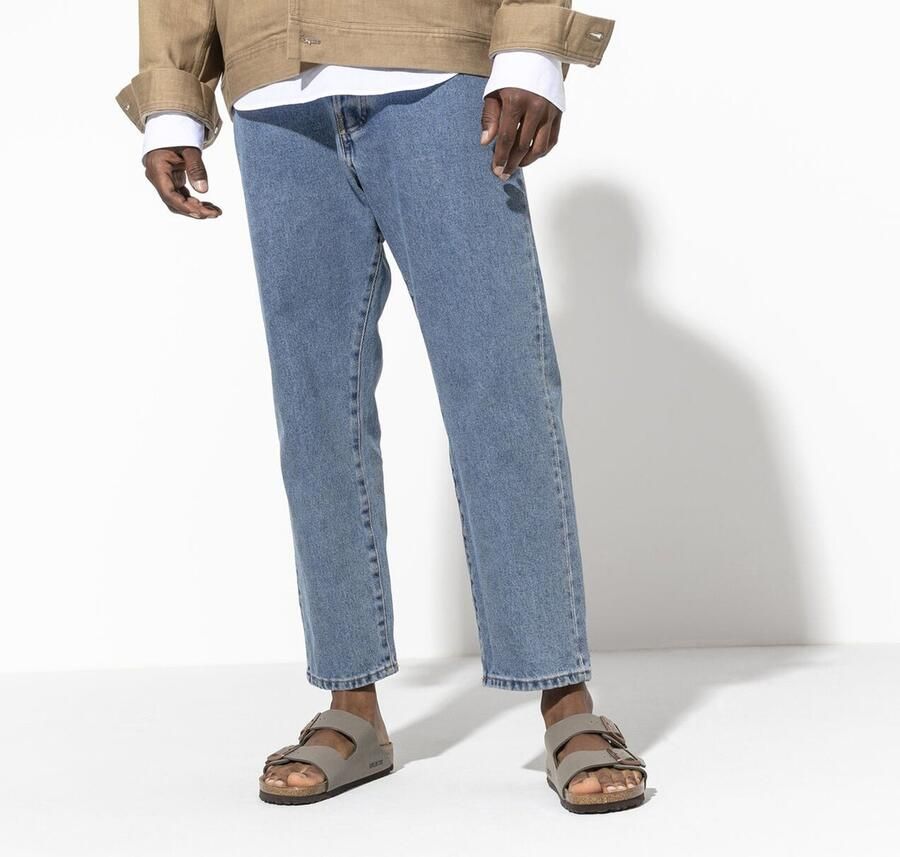 Birkenstock Arizona Slippers en Sandalen Grijs Nubuck - Foto 6